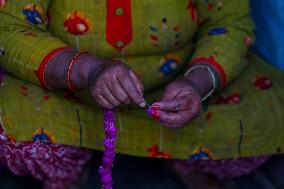 Tihar Preparation in Nepal